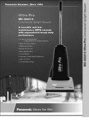Panasonic MC-GG213 User Manual