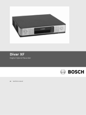 Bosch DHR-1600A-150A Installation Manual
