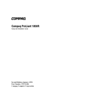 Compaq 1850R Compaq ProLiant 1850R Setup and Installation Guide