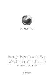 Sony Ericsson W8 Walkman phone Extended User Guide