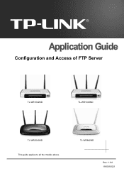 TP-Link TL-WR842ND TL-WR842ND FTP Server Application Guide for USB function