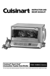 Cuisinart TOB-195BCC Instruction and Recipe Booklet