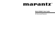 Marantz SR6001 SR6001 User Manual