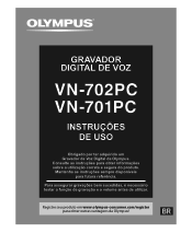 Olympus VN-702PC VN-702PC Instru败s de Uso (Portugu鱠? Brazilian)