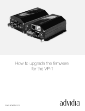 Panasonic VP-1 VP-1 Quick Start Guide