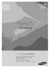 Samsung PN42B400P3DXZA User Manual