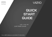 Vizio E470-A0 E470-A0 Quick Start Guide