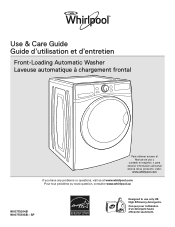 Whirlpool WFW9290FBD Use & Care Guide