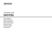 Denon DHT FS5 Owners Manual - English