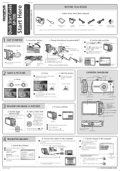 Olympus SP 700 SP-700 Quick Start Guide (English)