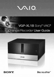 Sony VGP-XL1B2 User Guide