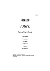 Asus P5GPL Motherboard Installation Guide