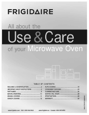 Frigidaire FGBM187KW Complete Owner's Guide (English)