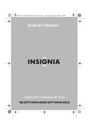 Insignia NS-DPF10WW-09 User Manual (French)