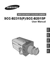 Samsung SCC-B2315 User Manual
