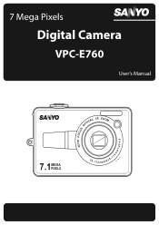 Sanyo VPC-E760GL Owners Manual