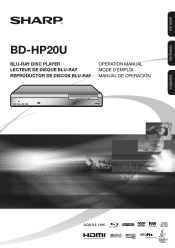Sharp BD-HP20U BD-HP20U Operation Manual