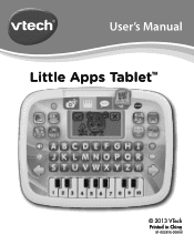 Vtech Little Apps Tablet User Manual