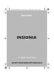 Insignia NS-DPF10WW-09 User Manual (English)