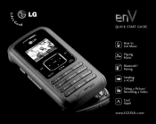 LG VX9900 Silver Quick Start Guide - English