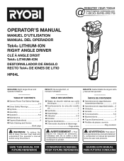 Ryobi HP64LK Operation Manual