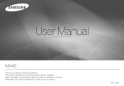 Samsung NV40 User Manual Ver.1.0 (English)