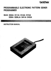 Brother International BAS-300A Application Instruction Manual - English