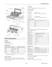 Epson LQ 670 Product Information Guide