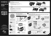 Insignia NS-24E200NA14 Quick Setup Guide (English)