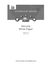 Kyocera ECOSYS P3060dn Kyocera Fleet Services KFS Security White Paper