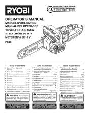Ryobi P548A Operation Manual