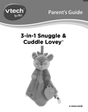 Vtech 3-in-1 Snuggle & Cuddle Lovey User Manual