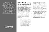 Compaq Presario 6500 Using the ATI All-In-Wonder Card