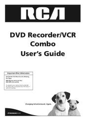 RCA DRC8312N User Guide