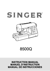 Singer 8500Q MODERN QUILTER Instruction Manual