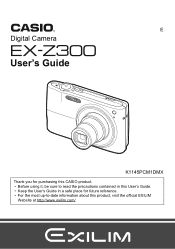 Casio EX Z300 Owners Manual