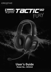 Creative Sound Blaster Tactic3D Fury SB Tactic3D Fury UG EN