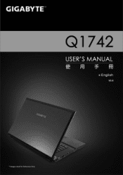 Gigabyte Q1742F Manual