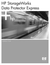 HP BB118BV HP Data Protector Express Installation Guide (BB116-90025, March 2006)