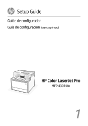 HP Color LaserJet Pro MFP 4301-4303dw Setup Guide 4
