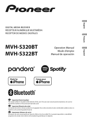Pioneer MVH-S320BT Owners Manual