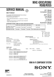 Sony HCD-D270 Service Manual