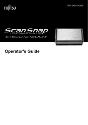 Fujitsu S1500M Operator's Guide