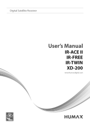 Humax XD-200 User Manual