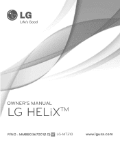 LG MT310 Owners Manual
