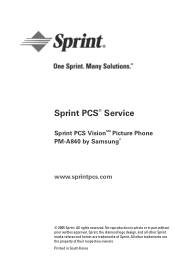 Samsung SPH-A840 User Manual (ENGLISH)