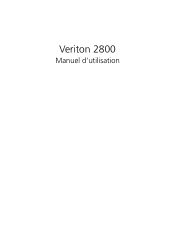 Acer Veriton 2800 Veriton 2800 User's Guide FR