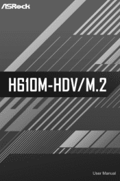 ASRock H610M-HDV/M.2 User Manual