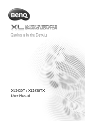 BenQ XL2420TX XL2420T User Manual