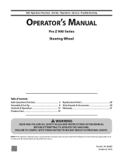 Cub Cadet PRO Z 972 SDL Operation Manual